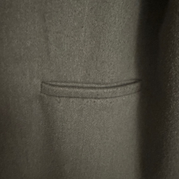 Lulu's Classic Gray Wool Pea Coat - Picture 3 of 4